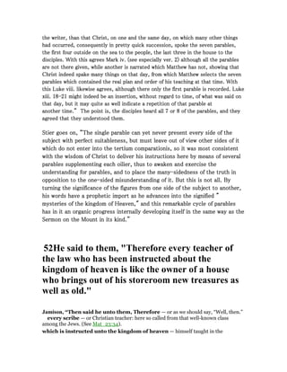 Matthew 13 commentary