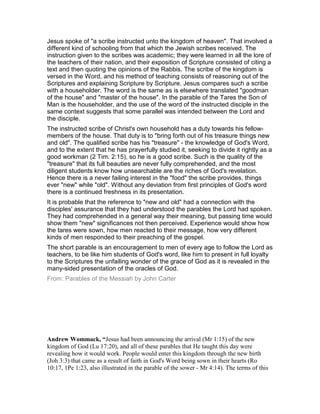 Matthew 13 commentary