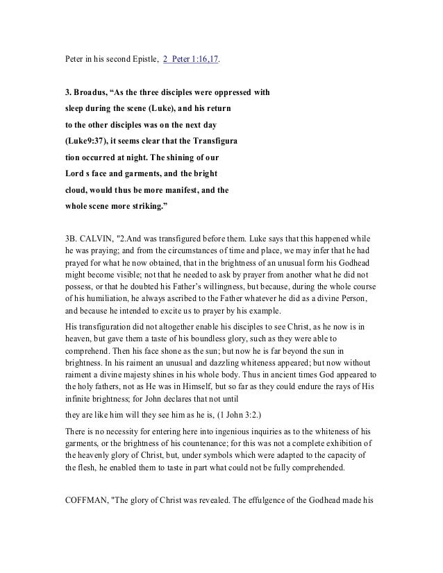 Matthew 17 Commentary