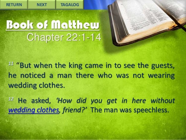 Matthew22(1 14) Bible Study