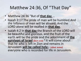 Matthew 24;32 51, This Generation Will Not Pass Away... Jesus The Chr…