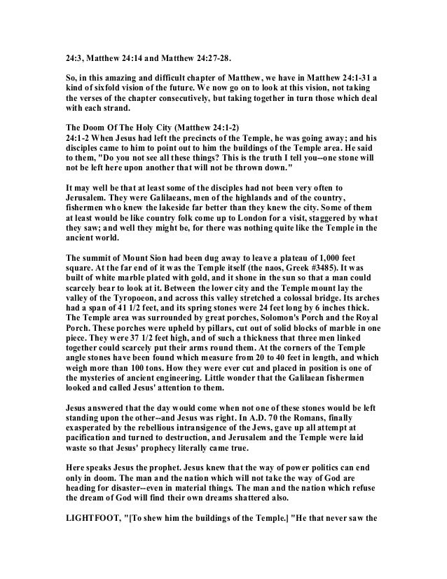 matthew-24-commentary