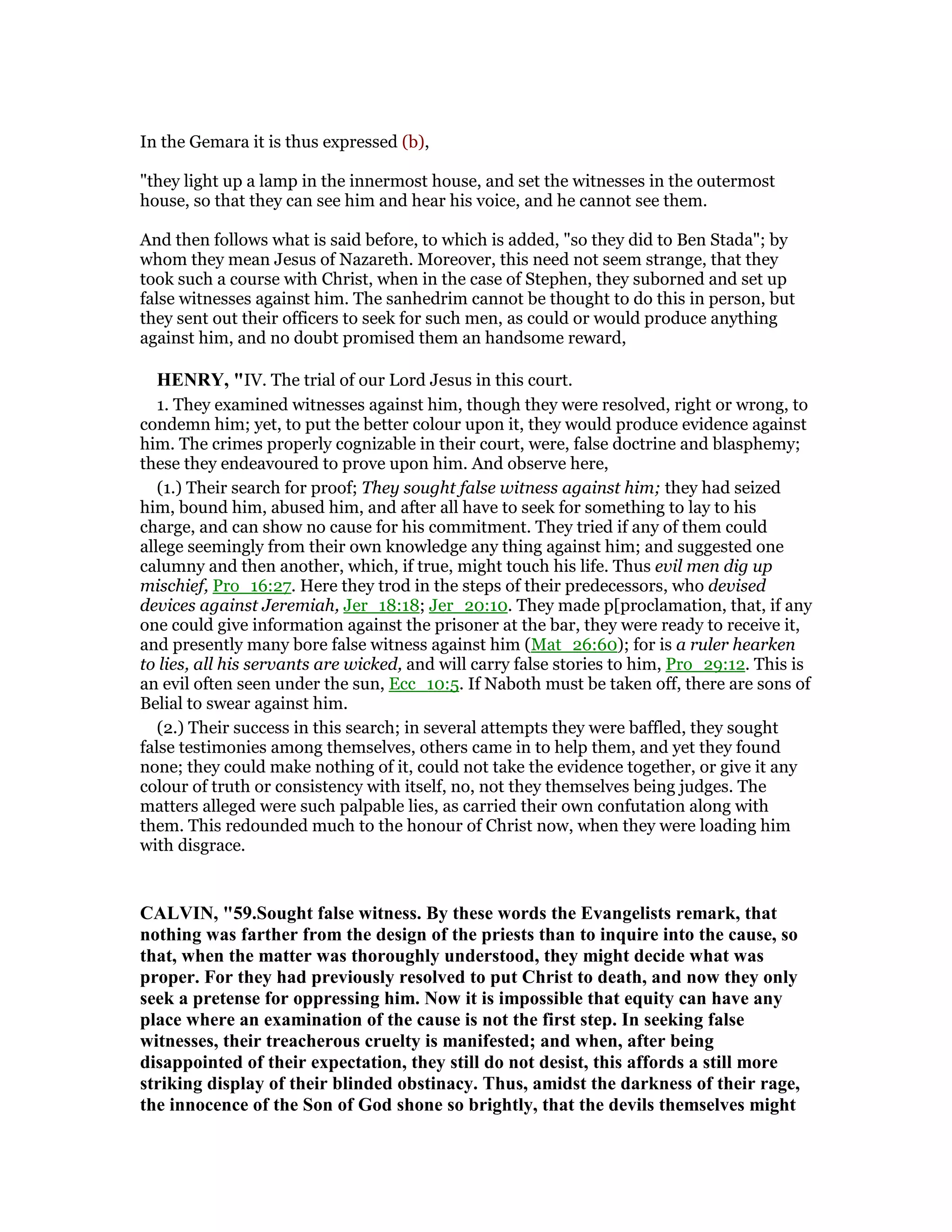 Matthew 26 commentary