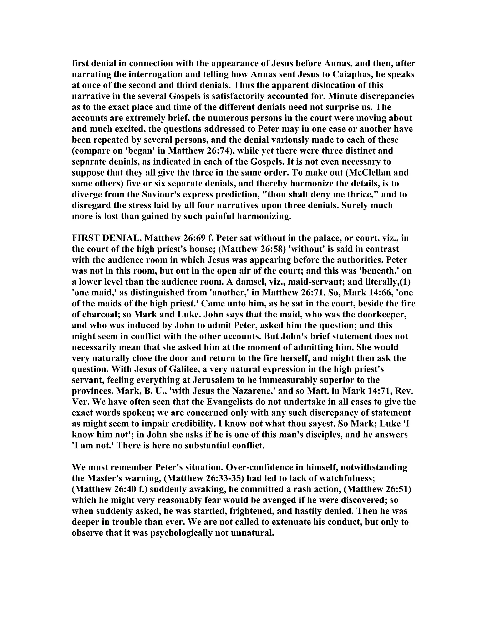 Matthew 26 commentary