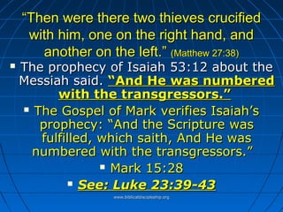 Matthew 27, credit to jobe martin, remorse, tombs were opened, saints ...