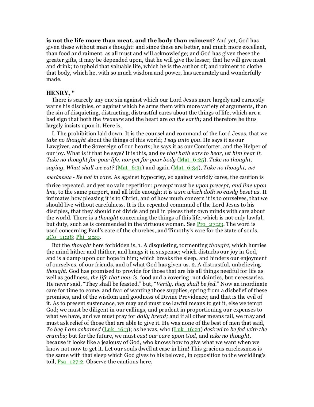 Matthew 6 25 34 Commentary matthew-6-25-34-commentary