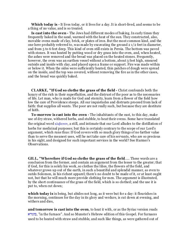 matthew-6-25-34-commentary