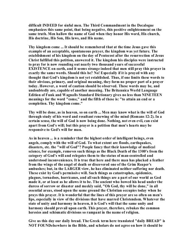 Matthew 6 9 15 Commentary matthew-6-9-15-commentary