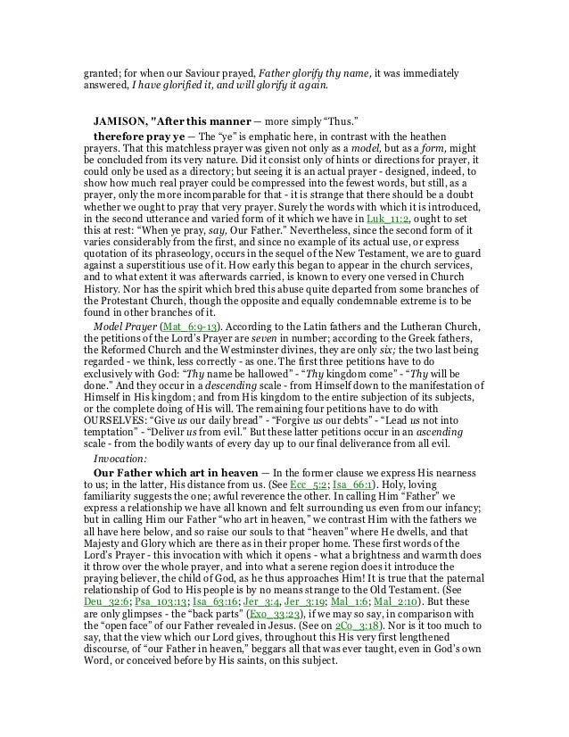 matthew-6-9-15-commentary