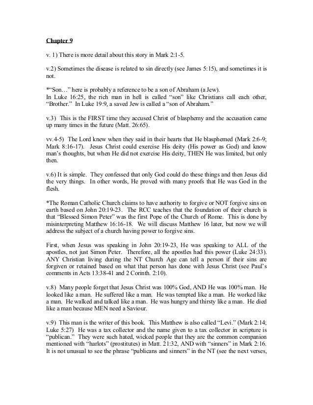 Matthew 9 14