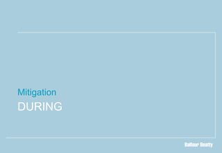 Mitigation

DURING

 