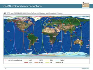www.fugro.com6
GNSS orbit and clock corrections
 