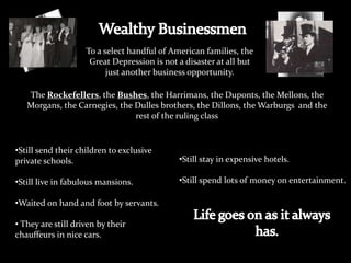 Dramatic loss of income (dropping 35%)