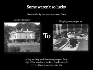 Some families fell apart under the stress