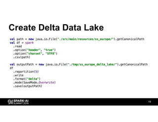 Optimizing Delta/Parquet Data Lakes for Apache Spark | PDF