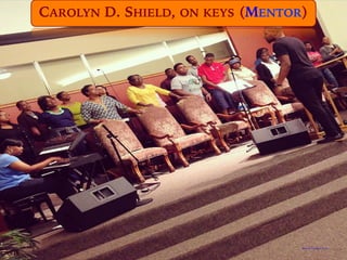 Photo by Jonathan Coats
CAROLYN D. SHIELD, ON KEYS (MENTOR)
 