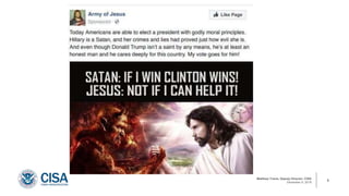 Matthew Travis, Deputy Director, CISA
December 9, 2019
5
 