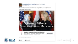 Matthew Travis, Deputy Director, CISA
December 9, 2019
7
 