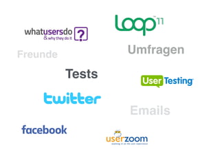 Tests
Umfragen
Emails
Freunde
 