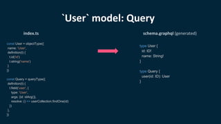 MongoDB World 2019: Building a GraphQL API with MongoDB, Prisma ...