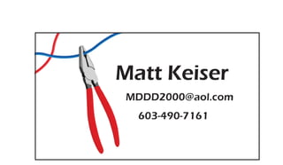 Matt Keiser Business Card