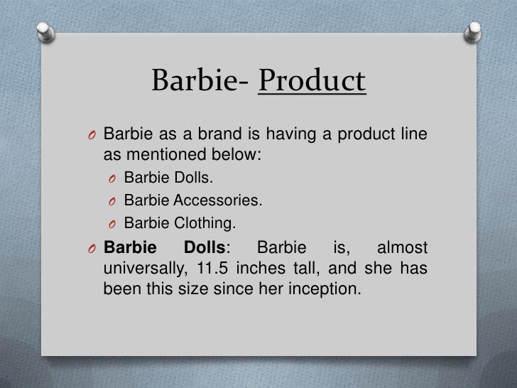barbie product line