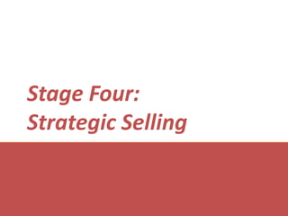 Stage Four:Strategic Selling