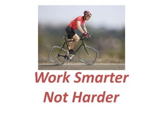 Work SmarterNot Harder