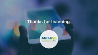 Thanks for listening
 
