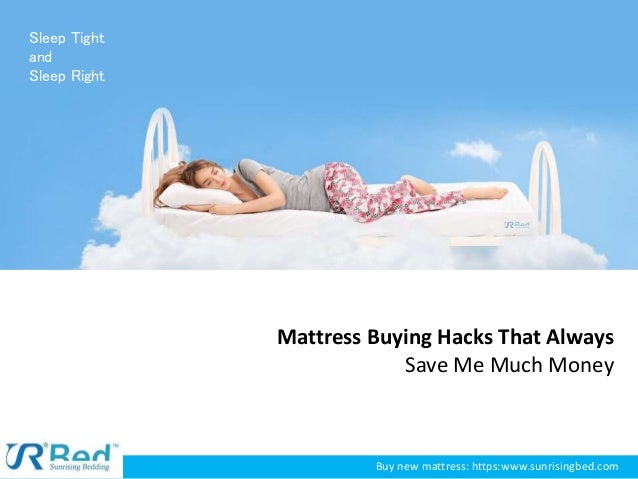 the right mattress for me