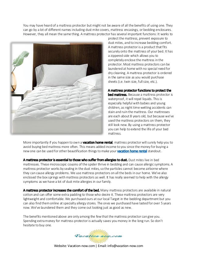 Mattress Protector, is it really necessary?