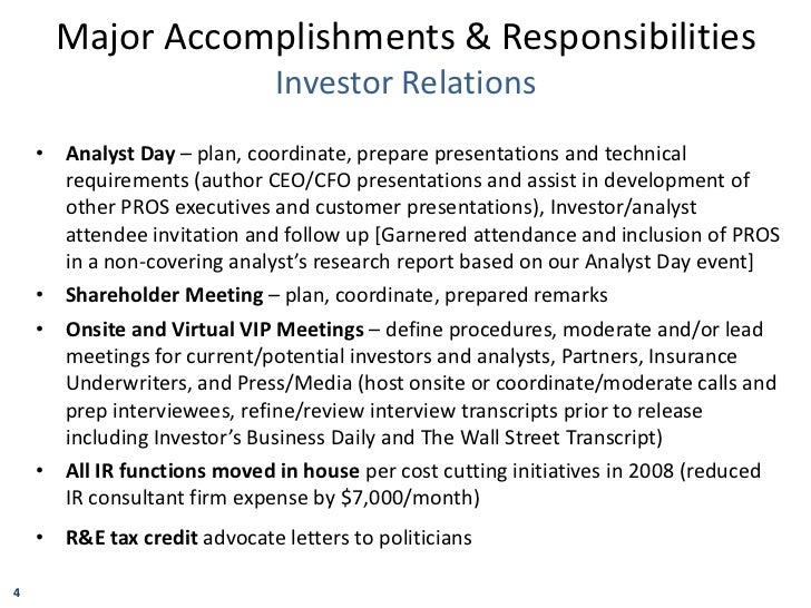 accomplishments essay