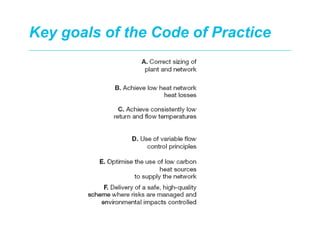 Heat Networks Code of Practice | PDF