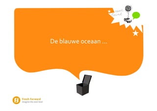 De blauwe oceaan …
 