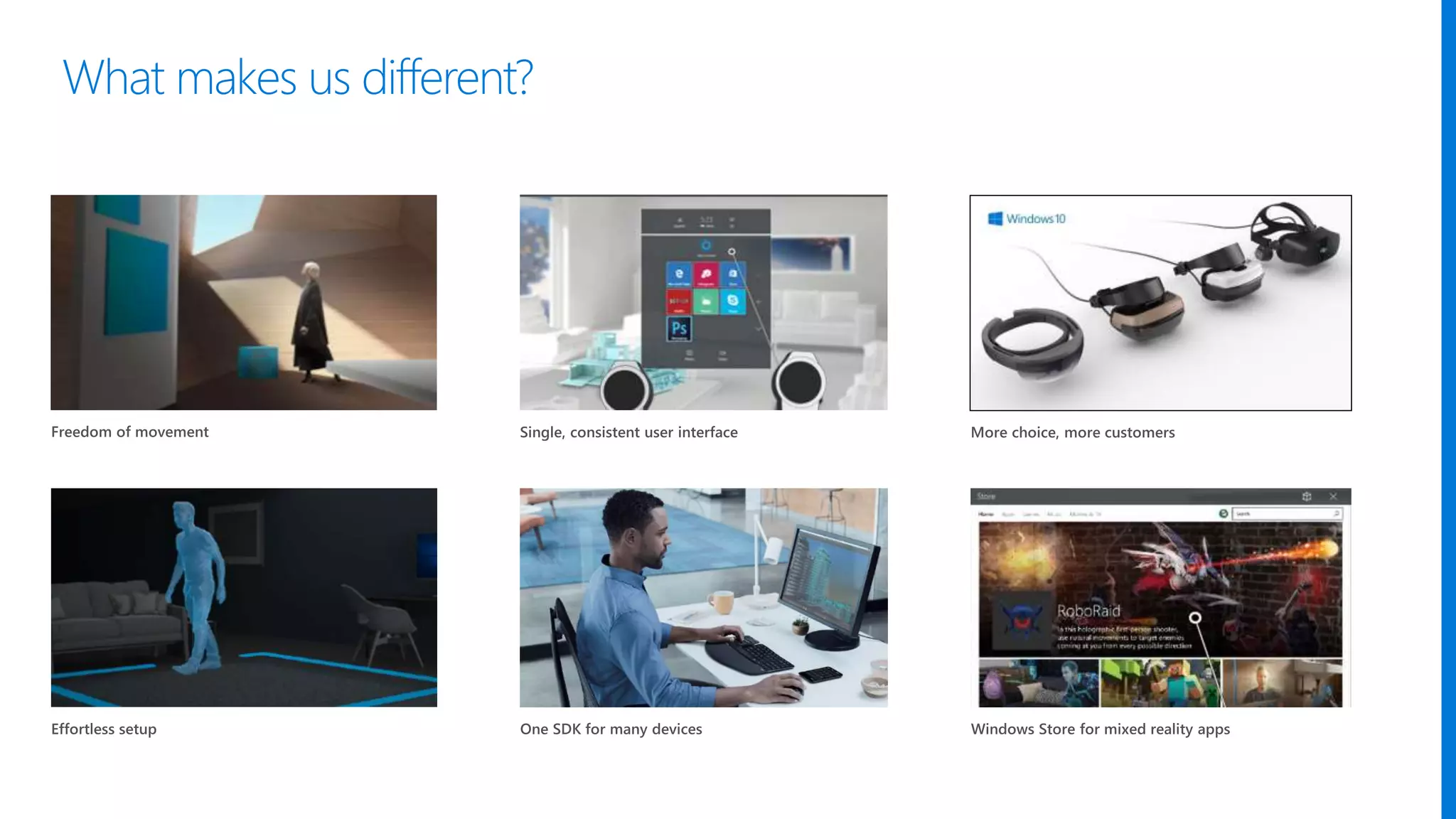 What makes us different?
 