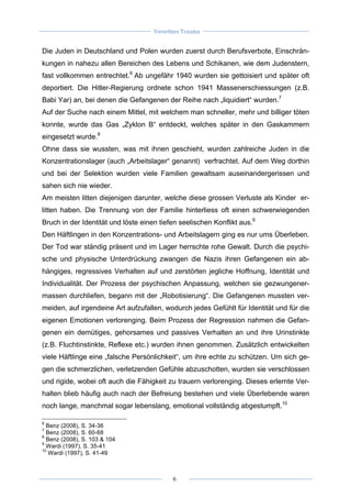  
	
  
	
  
Vererbtes	
  Trauma	
  
	
  
	
   	
  
	
  
	
  	
  	
  	
  	
  6	
  
	
  
	
   	
  
Die Juden in Deutschland ...