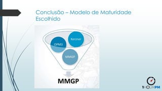 Conclusão – Modelo de Maturidade
Escolhido
 