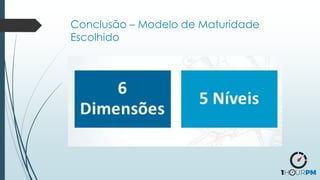 Conclusão – Modelo de Maturidade
Escolhido
 