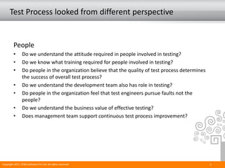 Test Process Maturity Measurement and Related Measurements | PDF