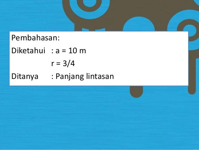 Baris dan Deret Contoh Soal dan Pembahasan Baris dan Deret Contoh Soal dan Pembahasan