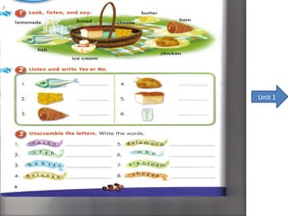 UNIDAD 1.PICNICS E:\PIEB\EXERCISES FOR KIDS\2010-2011\visualizador\p.6 sb.jpg Unit 1 / 