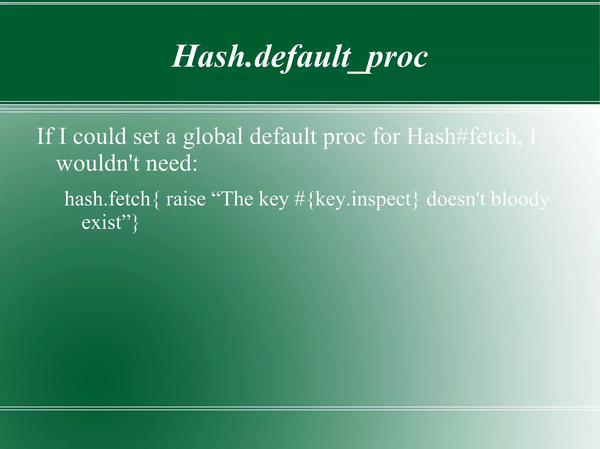 Warns you that you aren't using a variable 