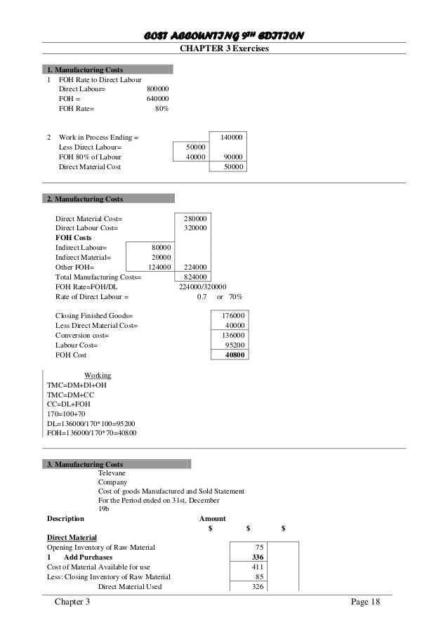 solution manual cost accounting planning and control by matz hammer a