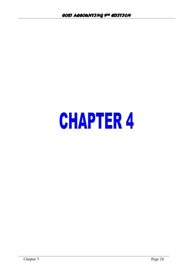 Solution Manual Cost Accounting Planning and Control by Matz.Hammer a…