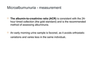 microalbumunuria as cvd risk marker | PPT