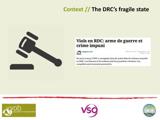 Context // The DRC’s fragile state
 