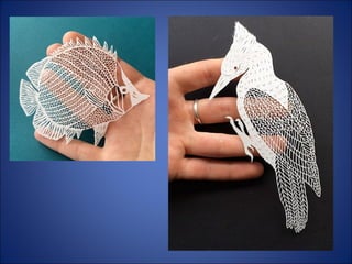 Maude white -  Art only with paper