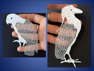 Maude white -  Art only with paper