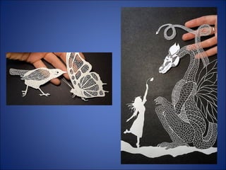 Maude white -  Art only with paper