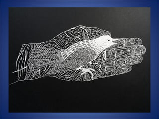 Maude white -  Art only with paper